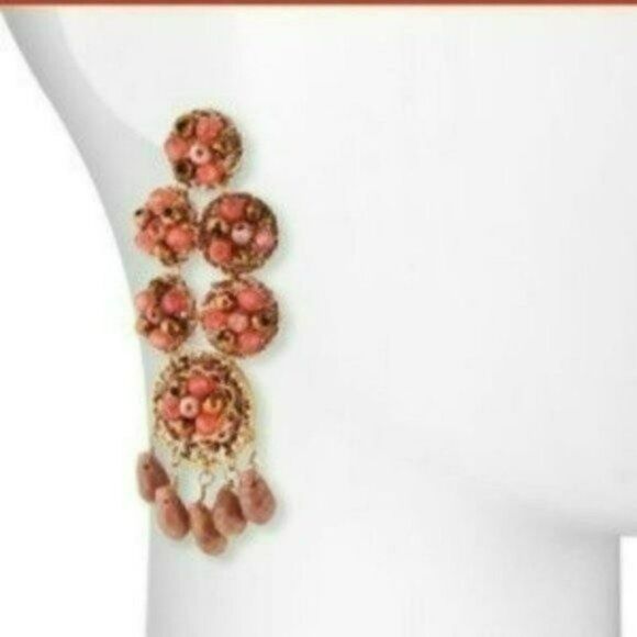 NWT Lydell NYC Multihued Statement Earrings, Polished Women's - Picture 3 of 8